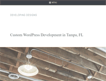 Tablet Screenshot of developingdesigns.com